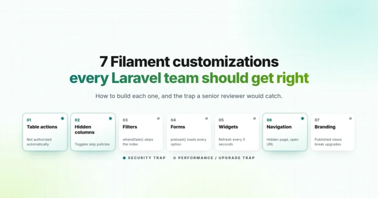 7 Filament Customizations Laravel Teams Need