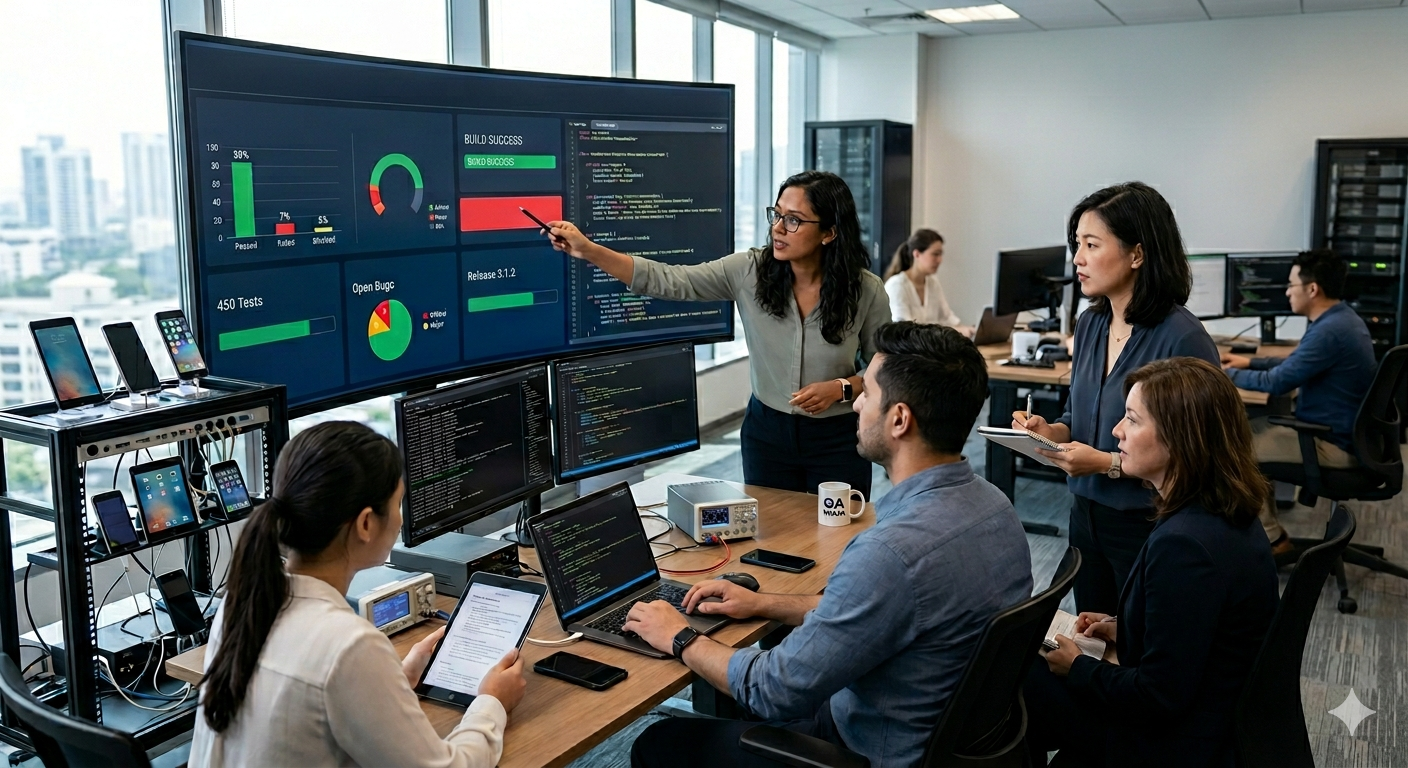 QA testing and quality assurance